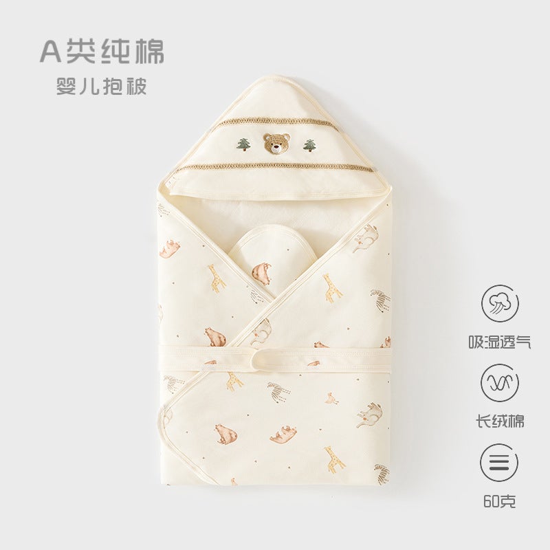 Newborn Quilt 60G Baby Cotton Bag Newborn Bag Single Quilt Swaddling Baby Supplies Delivery Room - Image 4