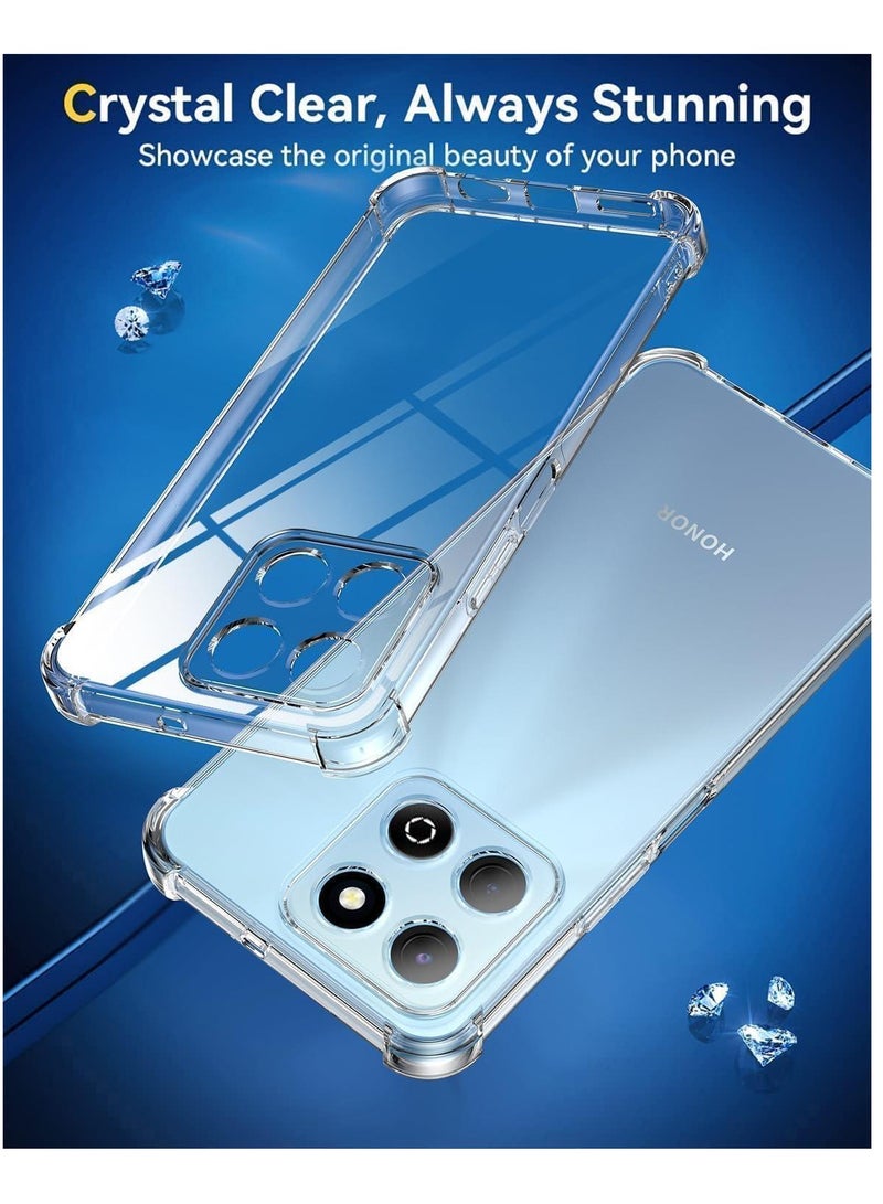COVER FOR Honor X7C & HONOR 200 SMART 5G & Honor Play 60 Plus Anti Shock Transperent Case - Image 2