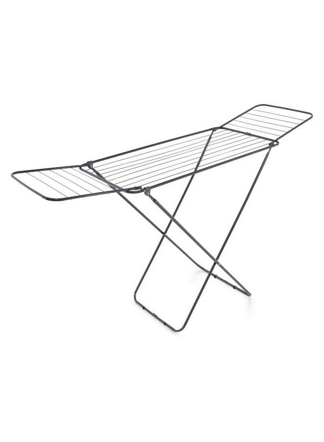 Easy-To-Carry Foldable Stainless Steel Laundry Drying Rack Silver 17 m 133-15-KRT/17029
