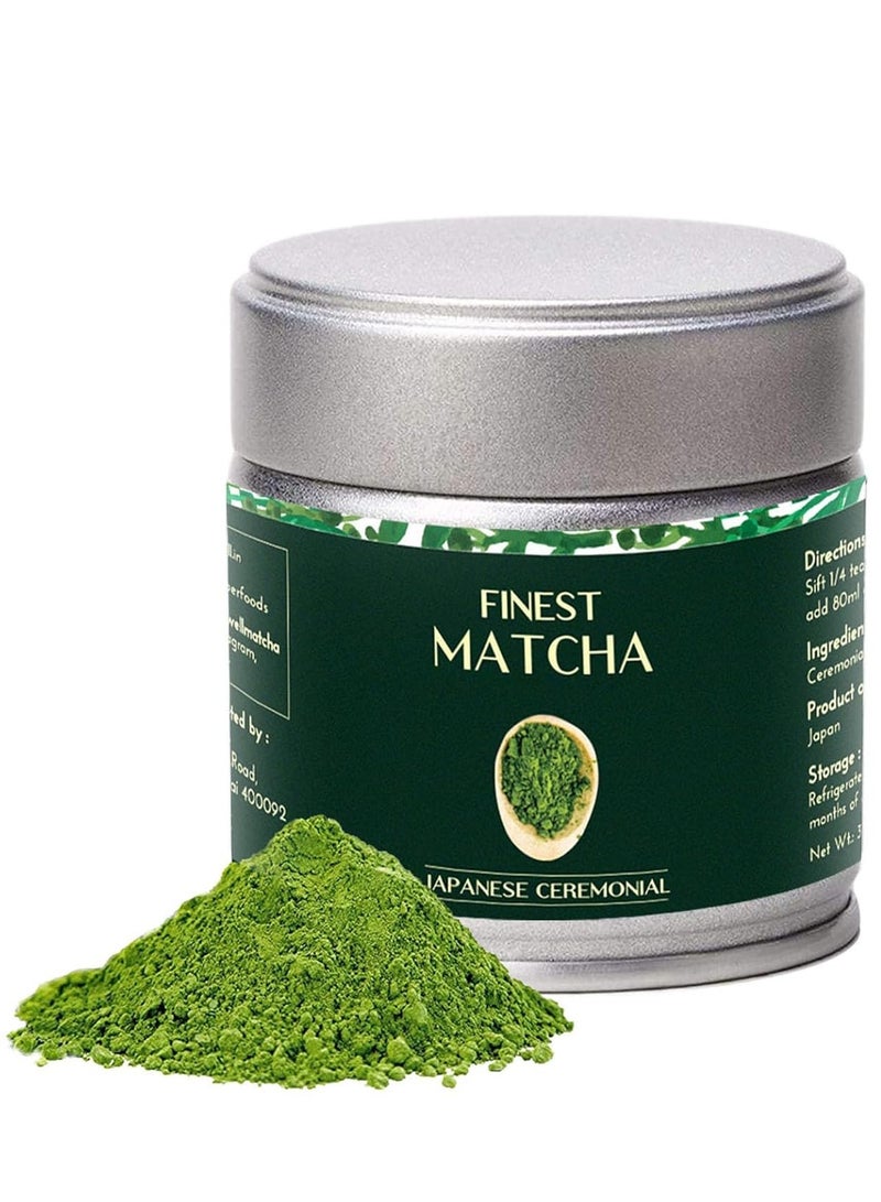 Heapwell Superfoods Japanese Ceremonial Matcha Green Tea 30 Grams - Image 1