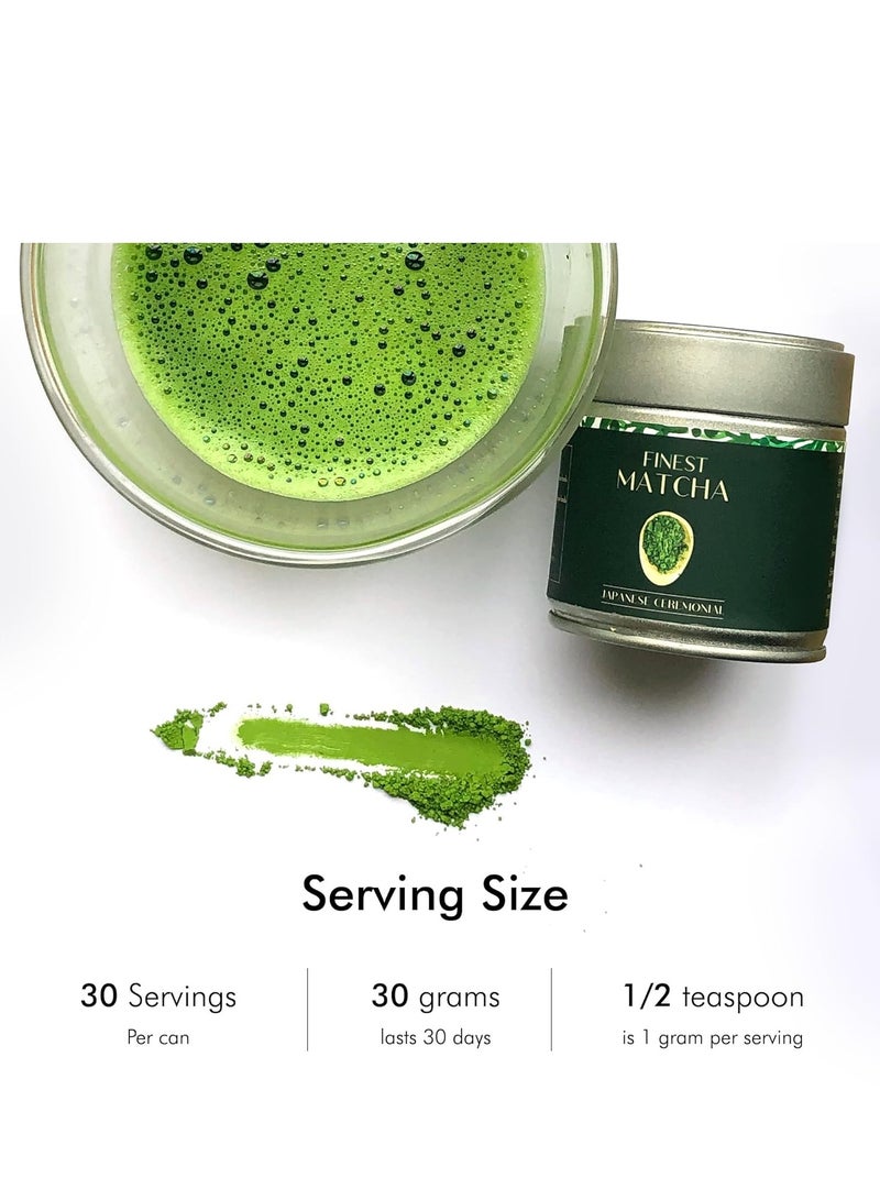 Heapwell Superfoods Japanese Ceremonial Matcha Green Tea 30 Grams - Image 4