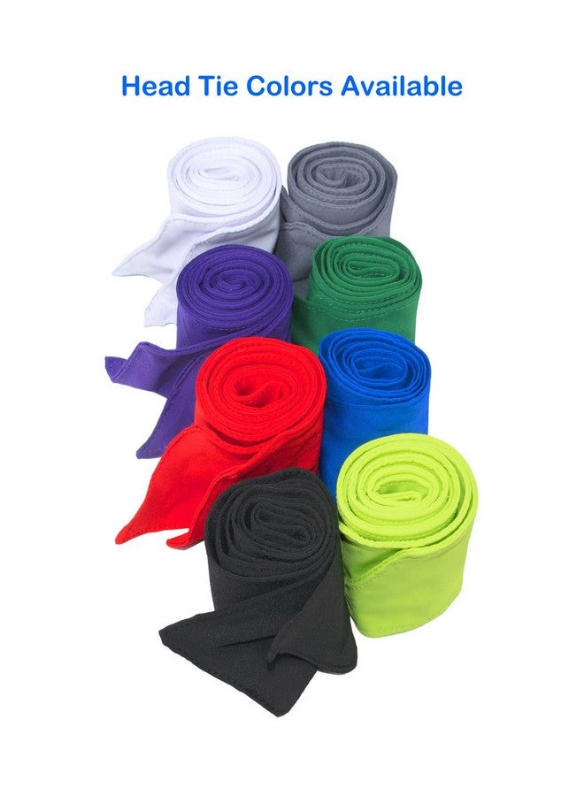 JHYWELL Head Tie Black Karate Ninja Head Wraps Headband Tie Up Sweatband Hair Band For Men Women Kids Girls Boys Pirates Bandana Headwrap For Tennis Workout (Black 4 Pack) - Image 4