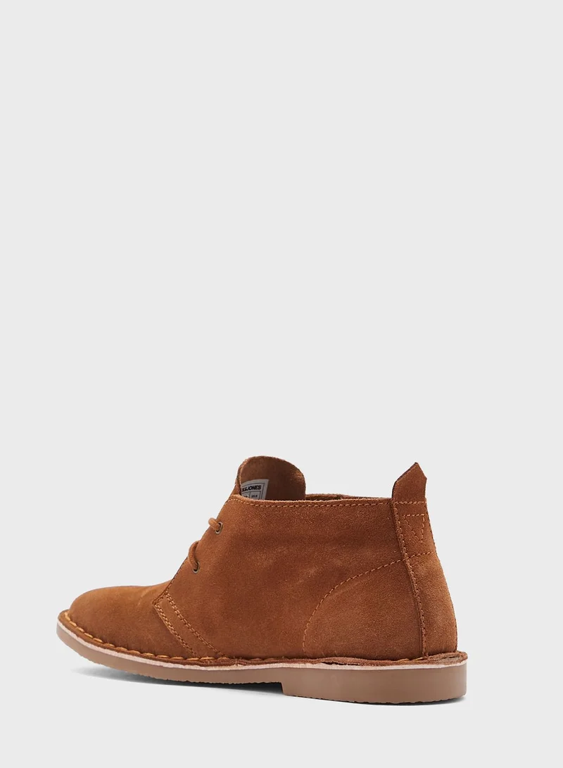 JACK & JONES jfwravi suede Lace Up Casual Boots