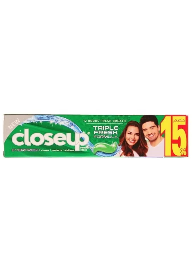 Closeup Close up Ever Fresh Menthol Fresh Toothpaste- 100ml