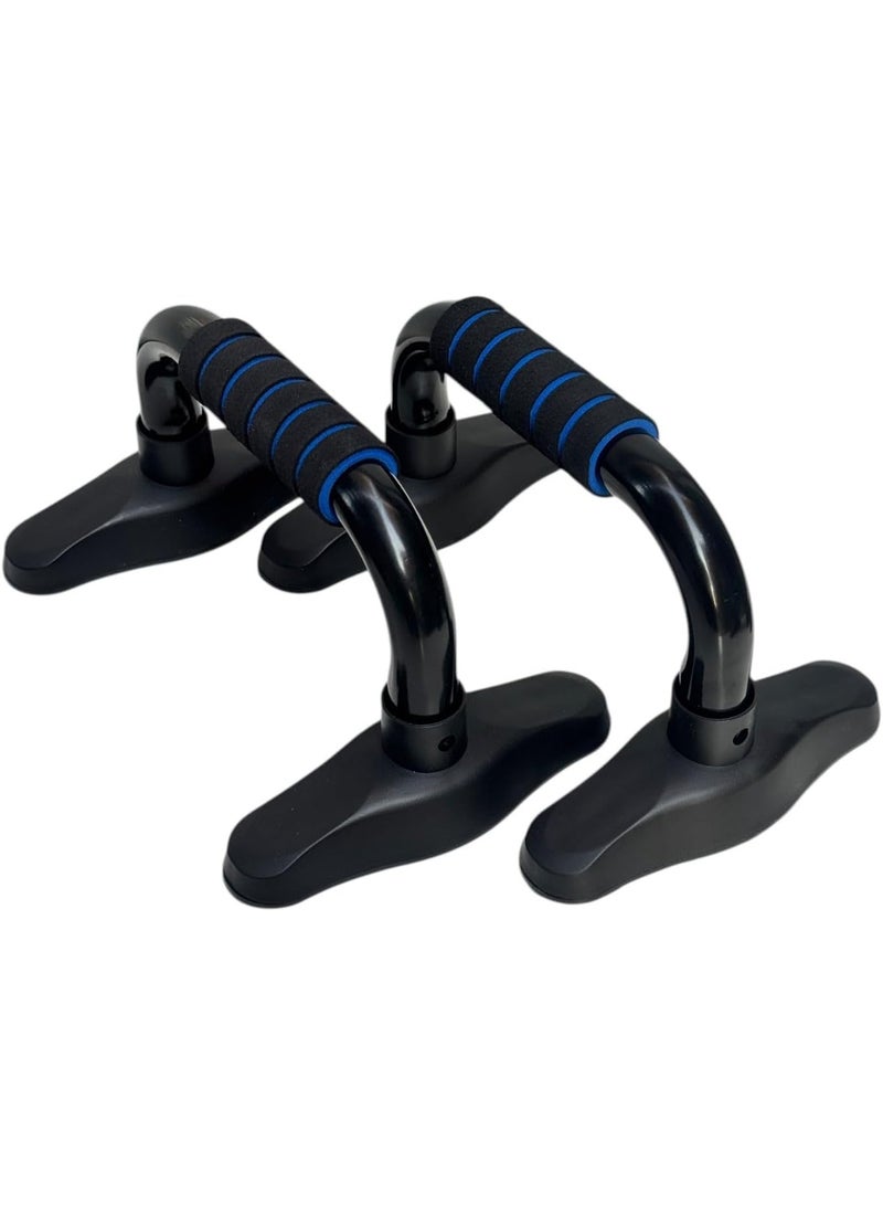 سبورت كيو بوش اب بار احترافي Push Up Bars – حامل تمارين الضغط بتصميم مريح لليد – قاعدة عريضة مانعة للانزلاق – تقوية الصدر والذراع – مناسب للتمارين المنزلية والجيم - Image 1