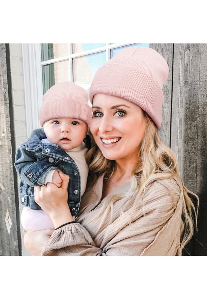 Generic - Autumn Winter Parent Child Knitted Hat - Image 1