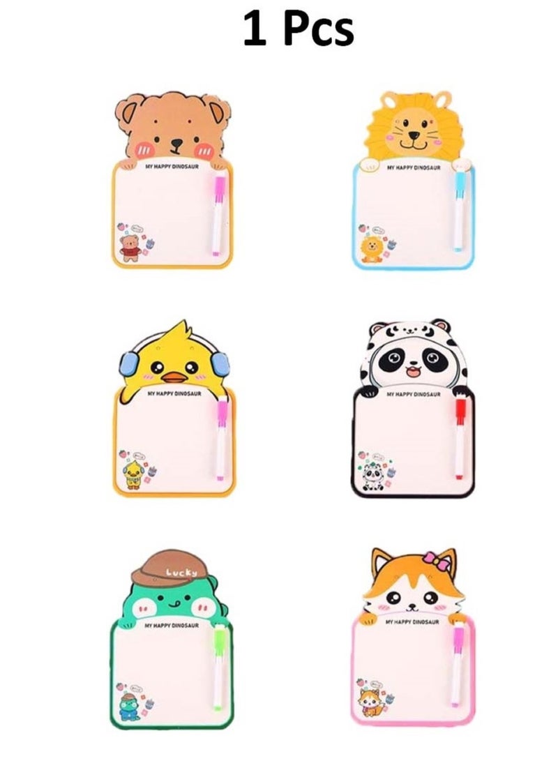 Huitich 1 Pcs Assorted Design Animal-Themed Whiteboards - Image 1