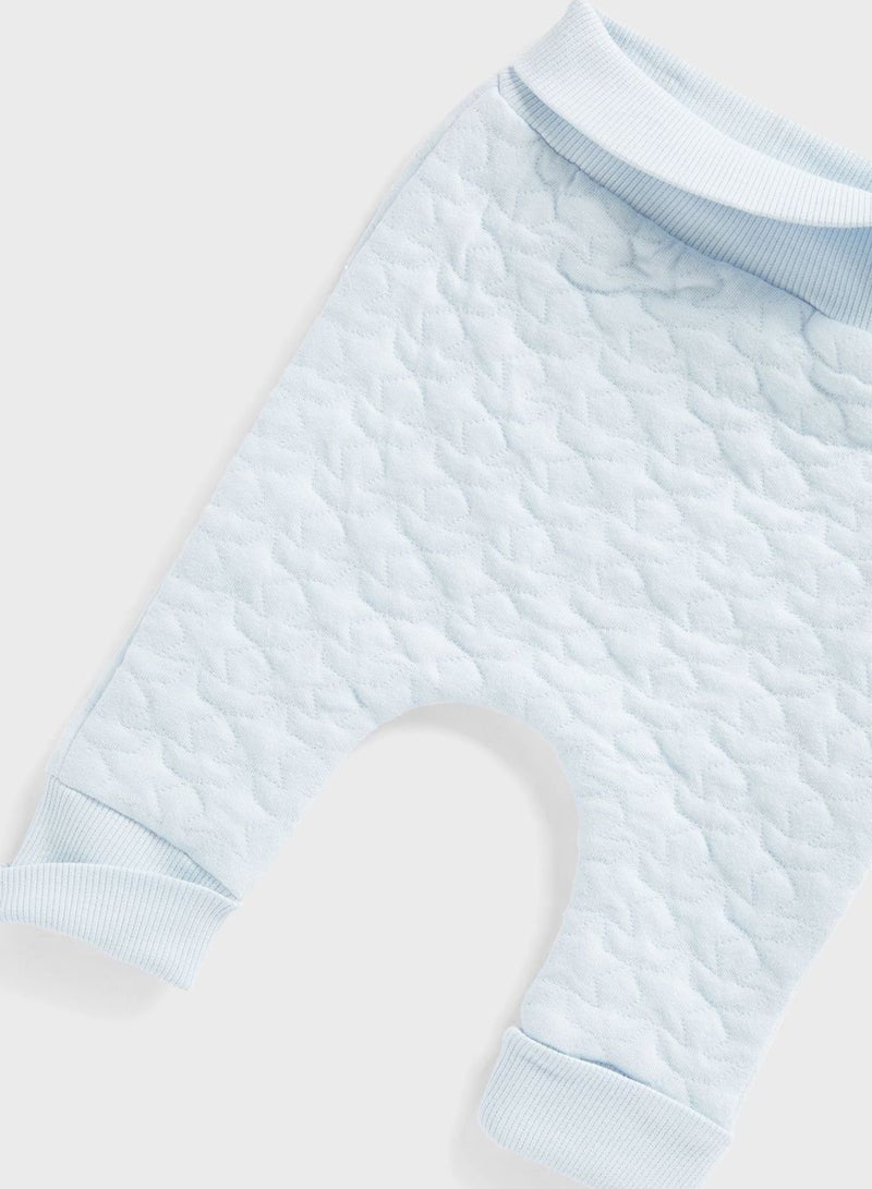 مذركير بنطلون رياضي بتصميم مبطن باللون الأزرق من تشكيلة ماي فرست - Image 3