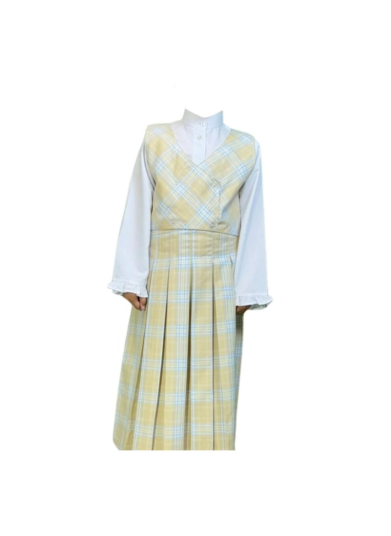 ماركة غير محددة - الزي المدرسي الابتدائي للبنات - بيج - Image 1