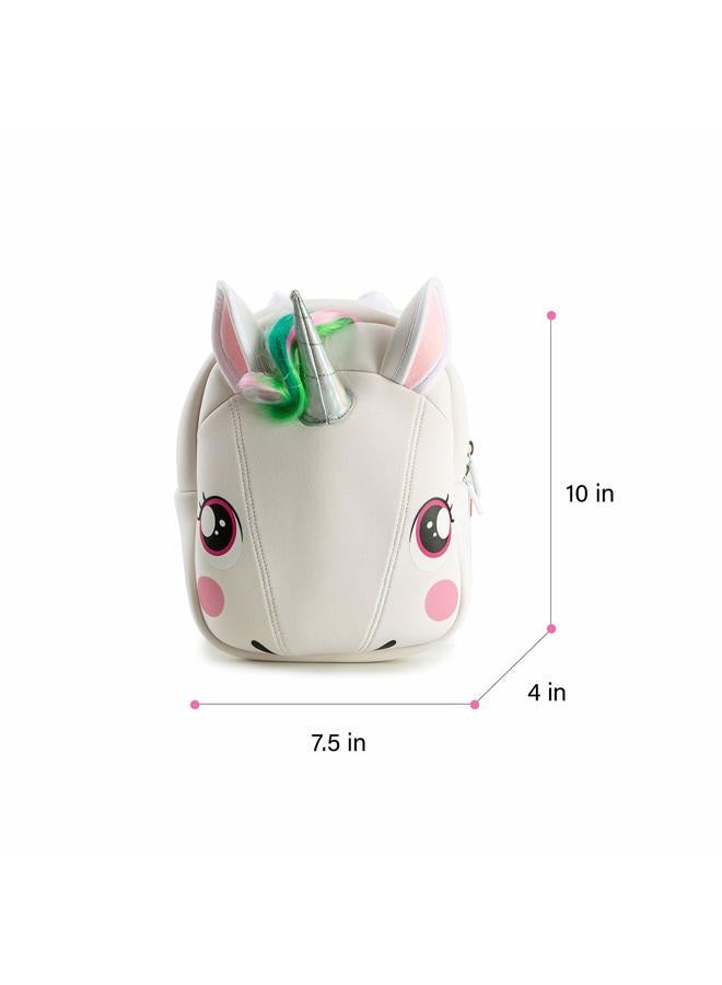 KIDDIETOTES Childrens Backpacks, White, Unicorn, Unicorn - Image 3