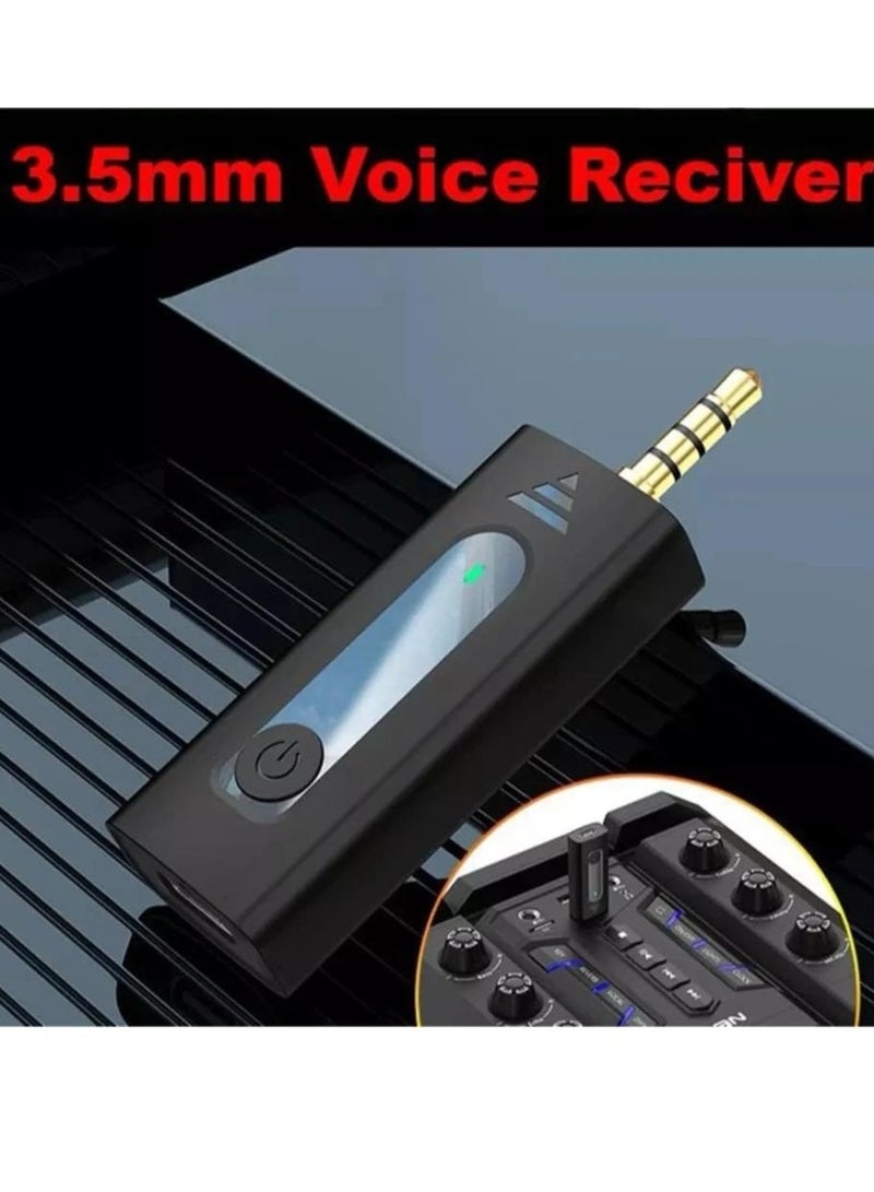 ELTRAZONE K35 Wireless Collar Microphone Lapel Lavalier Omnidirectional Mic Plug And Play Mike For Vlogging Interview Live Streaming Youtube Compatible With Bt Speakers, Dslr Camera (Black) - Image 4
