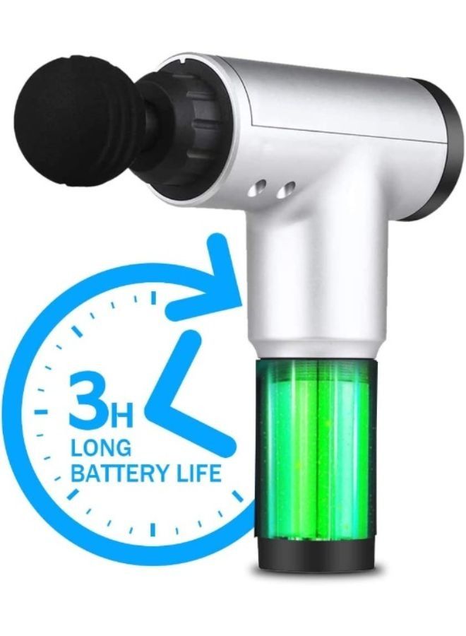 Persian Portable Cordless Handheld Massager Gun for Muscles Deep Relaxation with 4 Replaceable Massager Heads - Image 5