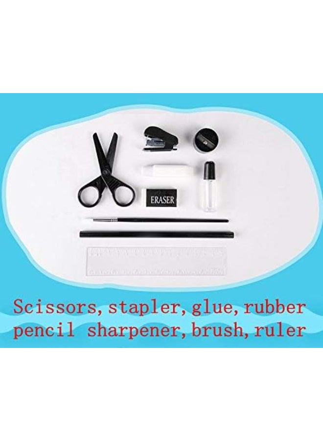 مجموعة تلوين 150 في 1 في صندوق هدايا | مجموعة تلوين محمولة وغير سامة للأطفال - بينك - Image 3