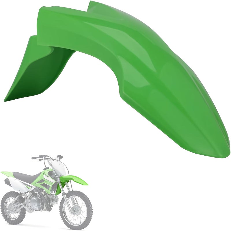الواقي الأمامي الأخضر للجناح لحماية KLX110 KLX110L 2011-2025 - Image 1