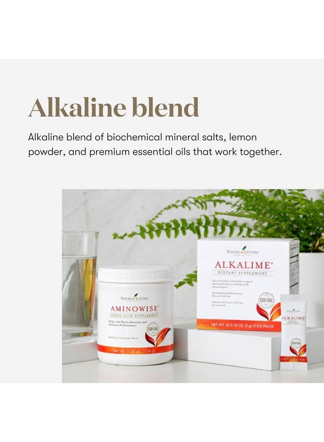Young Living حزم عصا Young Living AlkaLime | 30 حبة | مكمل فيتامينات ومعادن | صحة الجهاز الهضمي | لطيف على المعدة | مدعوم بالكالسيوم والبوتاسيوم والصوديوم - Image 5