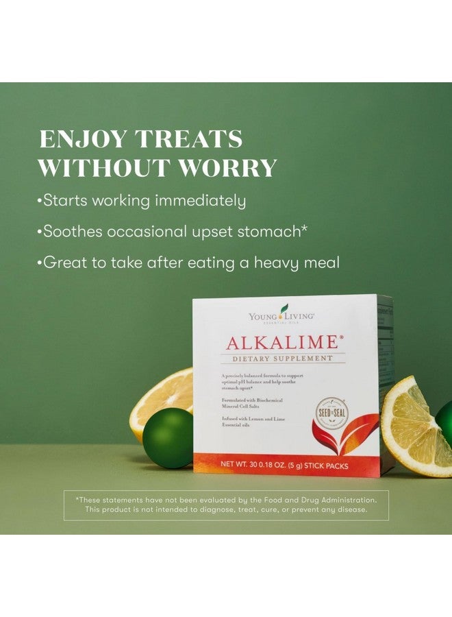 Young Living حزم عصا Young Living AlkaLime | 30 حبة | مكمل فيتامينات ومعادن | صحة الجهاز الهضمي | لطيف على المعدة | مدعوم بالكالسيوم والبوتاسيوم والصوديوم - Image 2