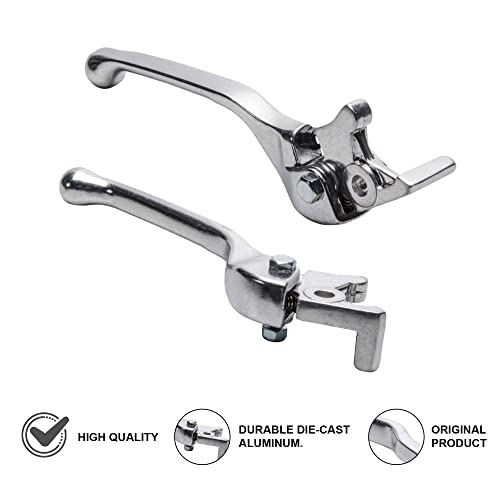 Tusk Racing Tusk Brake Lever Polished Compatible with Yamaha Raptor 700 2007-2025/YFZ450R 2009-2025 - Image 4