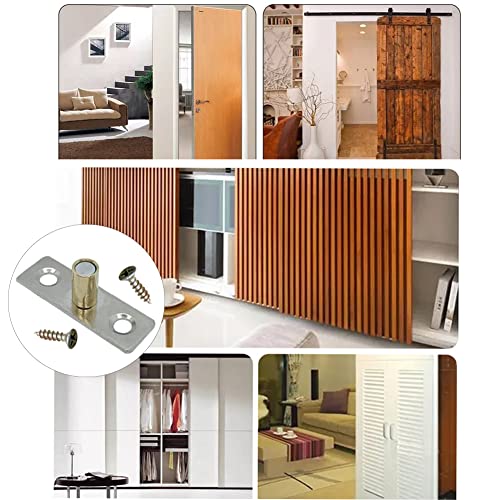 LLDYNW 4pcs Roller Guide Sliding Floor Guide Stainless Steel Barn Door Hardware Accessories - Image 5