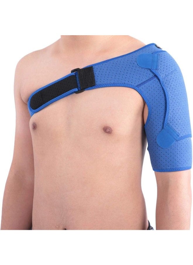silvercnc - Shoulder Brace Support for Rotator Cuff Injury Prevention and Recovery,Unisex,Shoulder Improved pressurized Punched Breathable Can be Worn on Left or Right Shoulder Large Size(39-55in) - Image 1