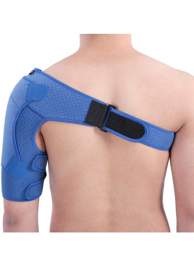 silvercnc - Shoulder Brace Support for Rotator Cuff Injury Prevention and Recovery,Unisex,Shoulder Improved pressurized Punched Breathable Can be Worn on Left or Right Shoulder Large Size(39-55in) - Image 1