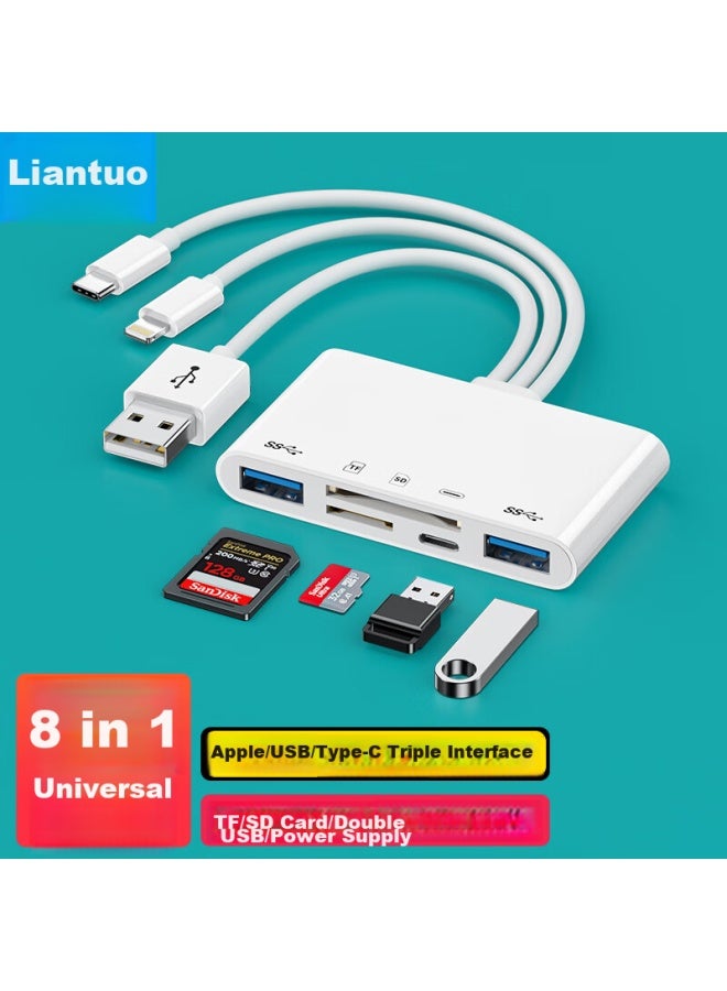Linkstone Liantuo Multi-function Card Reader Compatible With Phones, Computers, Cameras, Sd Cards, High-speed Tf Cards For Huawei, Apple Ipad Tablets, Universal Tf Card Reader - Image 5