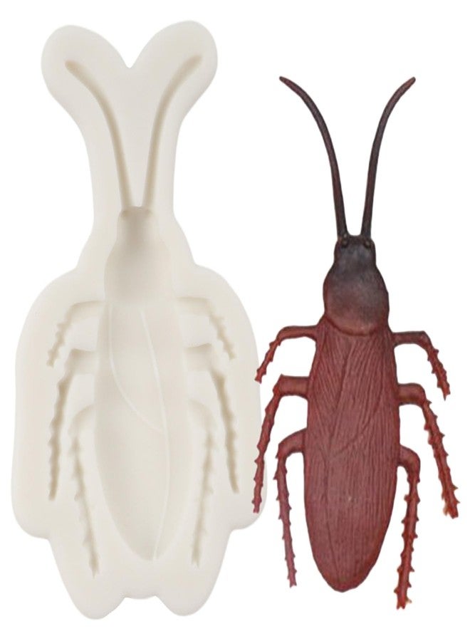 QDMOLDS Insect Fondant Molds Cockroach Silicone Mold For Cake Decoration Cupcake Topper Sugar Craft Chocolate Candy Gum Paste Polymer Clay - Image 1