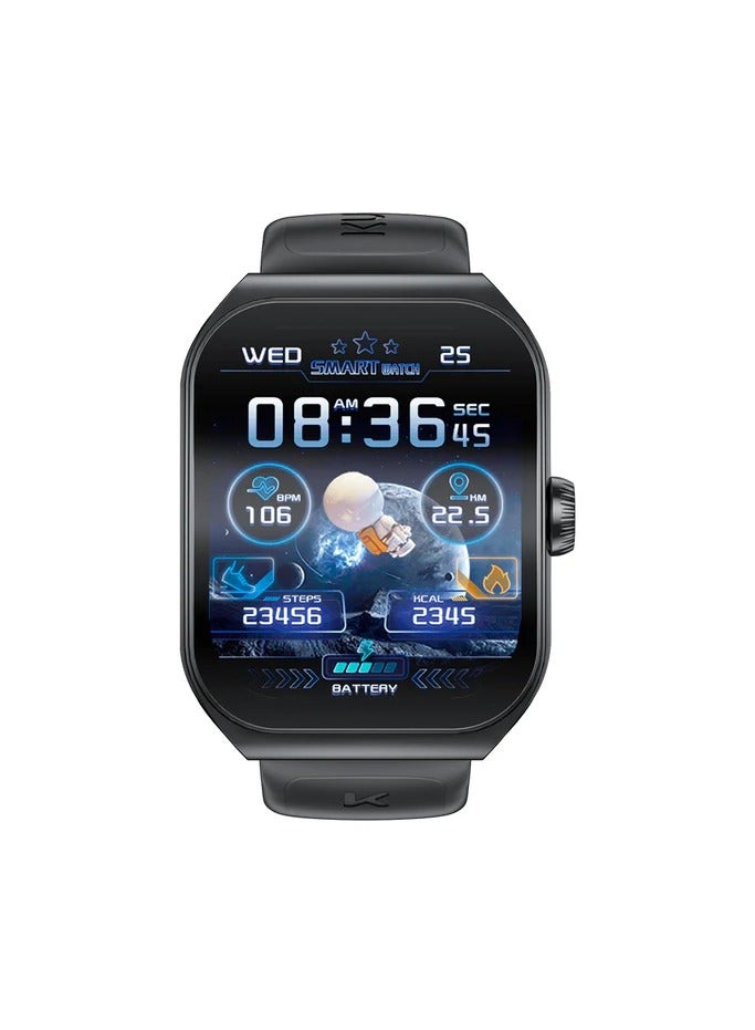 KUMI KU7 Smartwatches 1.96" Amoled 100+Sport Modes NFC IP68 Waterproof Bluetooth Call Health Sleep Monitoring sos for man woman - Image 4