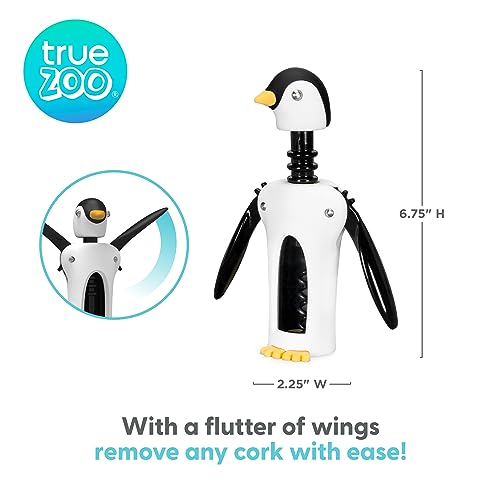True Zoo True Vino Kingsley Penguin Winged Corkscrew - Image 3