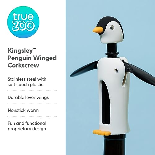 True Zoo True Vino Kingsley Penguin Winged Corkscrew - Image 2