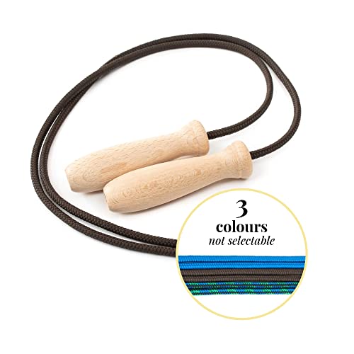 Tuuli Accessories – Jump Rope with Wooden Handles and Cotton Rope, Skipping Rope for All Ages, Exercise Tool for Fitness, 230 centimeters - Image 3