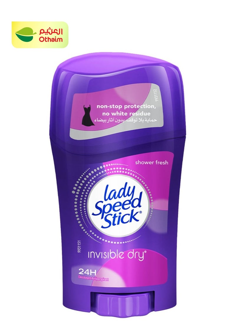 Lady Speed Lady Speed Stick Invisible Dry Shower Fresh Antiperspirant, 40g 