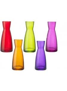 Bormioli Rocco Bormioli Rocco Glass Vase 20.6 Cms 1 Pc, Ypsilon Caraffa Sky Blue Colour  - Image 3