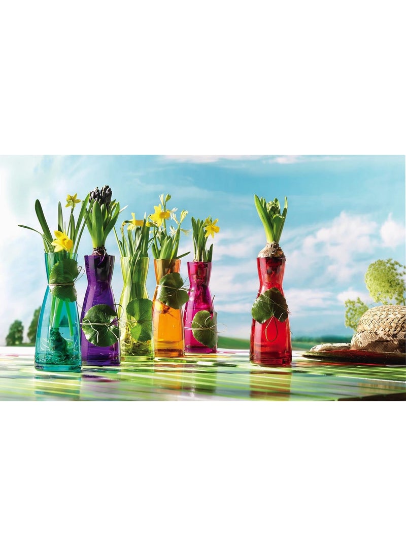 Bormioli Rocco Bormioli Rocco Glass Vase 20.6 Cms 1 Pc, Ypsilon Caraffa Sky Blue Colour  - Image 4