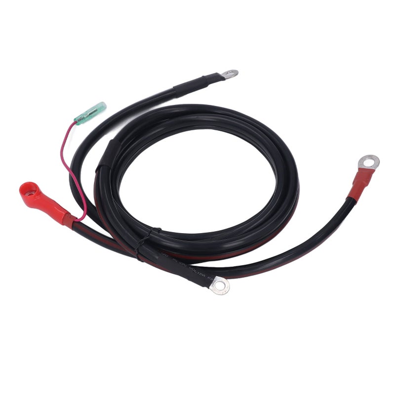 Battery Cable Black 2M Pure Copper Battery Cable Replacement for Parsun Powertec Outboard Engine 15‑85HP - Image 5