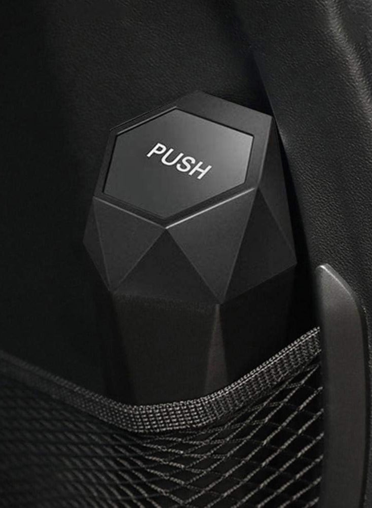 Motim 1 Pcs Leather Car Tissue Holder Waterproof Car Napkin Holder And 1 Pcs Car Trash Can, Leakproof Dustbin  - Image 5