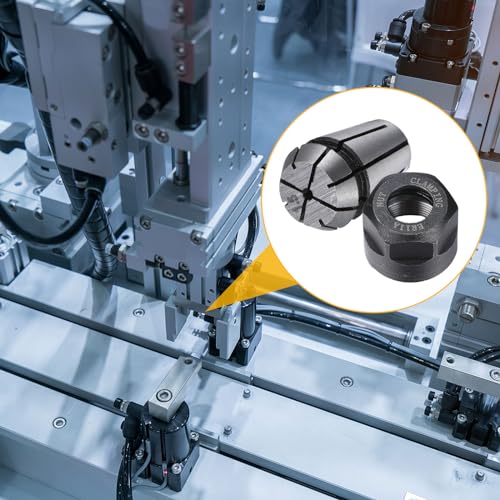 Yaocom 19 Pcs ER11 Spring Collet Set Er11 A M14 Thread Collet Clamping Nuts Precision Spring for CNC Engraving Milling Lathe Chuck Tool, 1.0mm-7.0mm and 1/4, 1/8 - Image 5