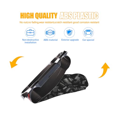 LLKUANG Car ABS Center Console Dial Dash Board Decorative Frame Fit for Toyota FJ Cruiser 2007-2021 Dashboard Panel Trim Cover Accessories (ABS Carbon fiber) - Image 4