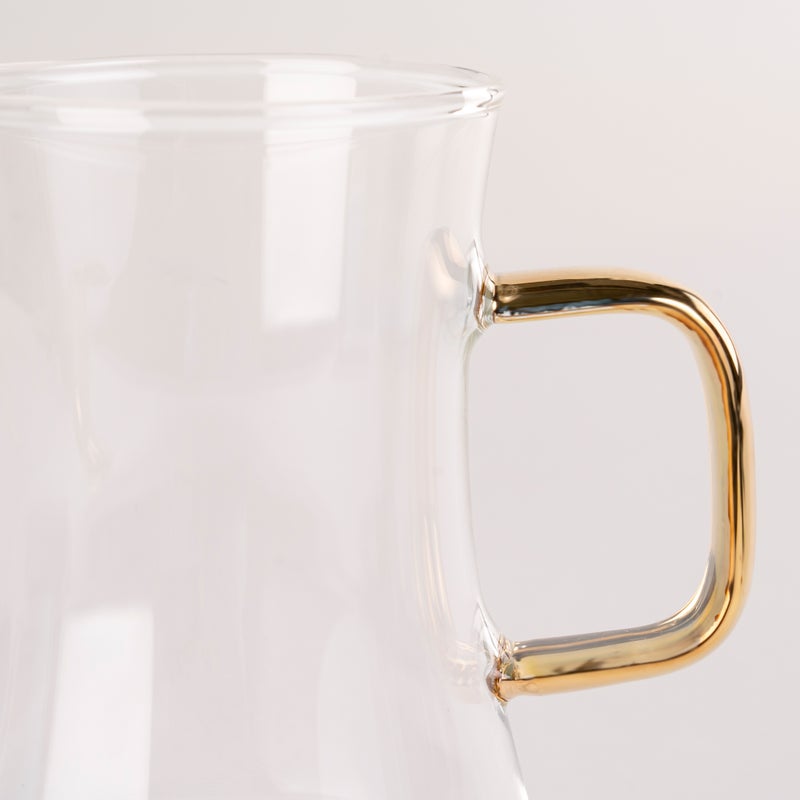 Dallaty Arabic Tea and Coffec Set 18Pc Porcelain Mattglow Blue - Image 5