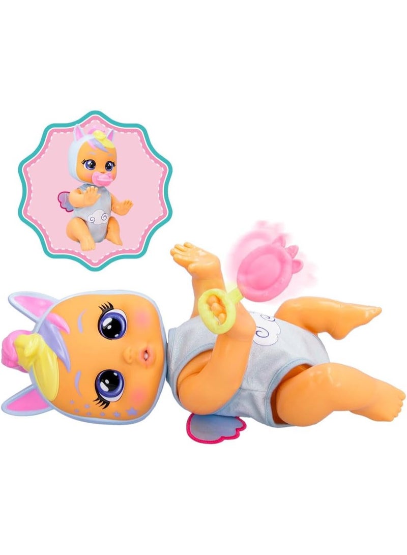 Cry Babies Crawling 4 Pattes Jenna, Crawls & Giggles, With 30+ Baby Sounds, Includes Accessories, 1 Years+ - Image 3