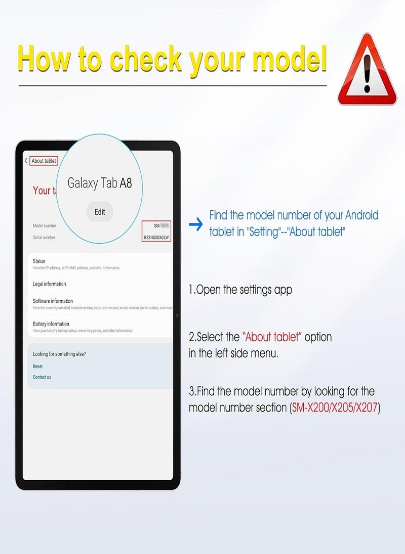 2 Pieces Tempered Glass Screen Protector Clear Designed For Samsung Galaxy Tab E 9.6 Full Screen Coverage And Bubble Free - Image 5