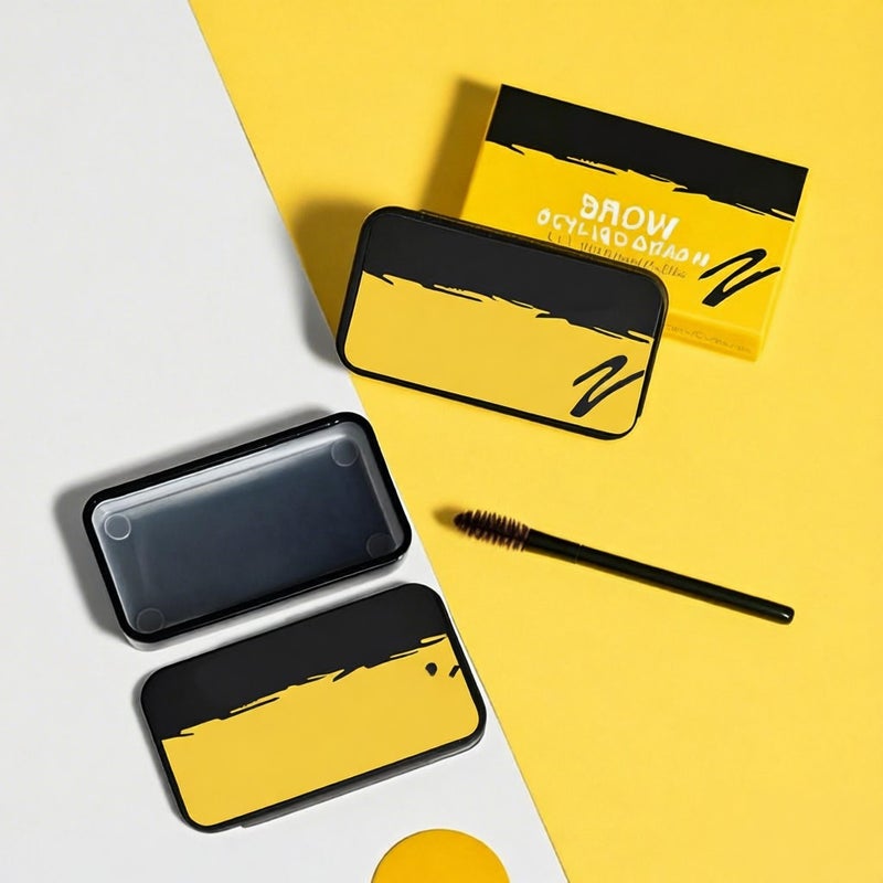Brows Styling Soap Eyebrow Soap Kit Long Lasting Waterproof Smudge Proof Eyebrow Styling Pomade Eyebrow Setting Gel Balm - Image 4