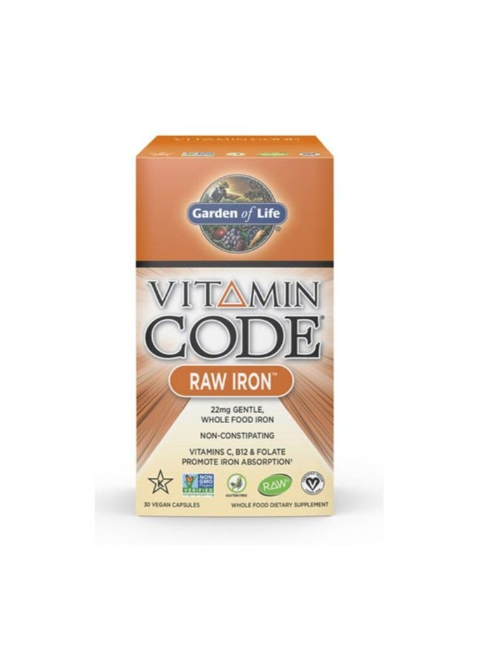 Garden of Life Vitamin Code Iron - Image 1
