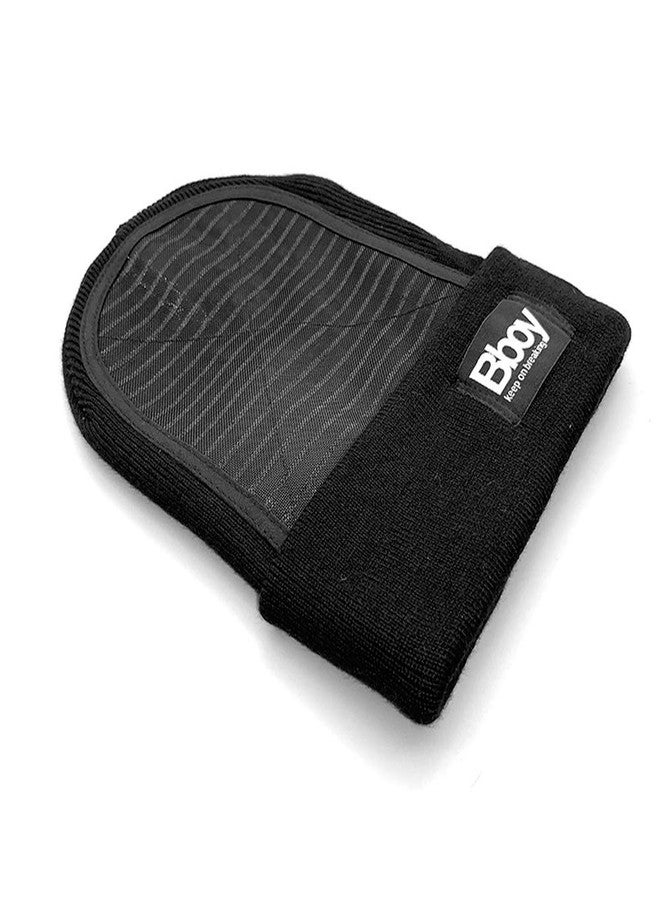 Aikutami AWEHIRU Bboy Bgirl Spin Cap with Bandage Wear-Resistant Headspin Beanie for Training Double Pad Protection (Black) - Image 2