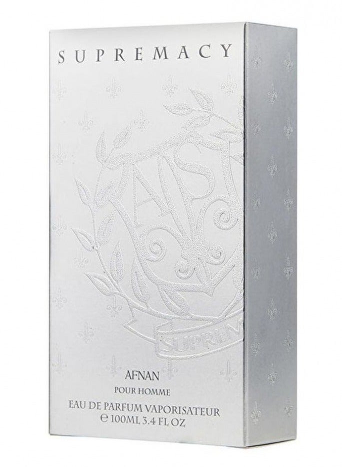 Afnan Supremacy Silver Pour Homme EDP 100ml - Image 4