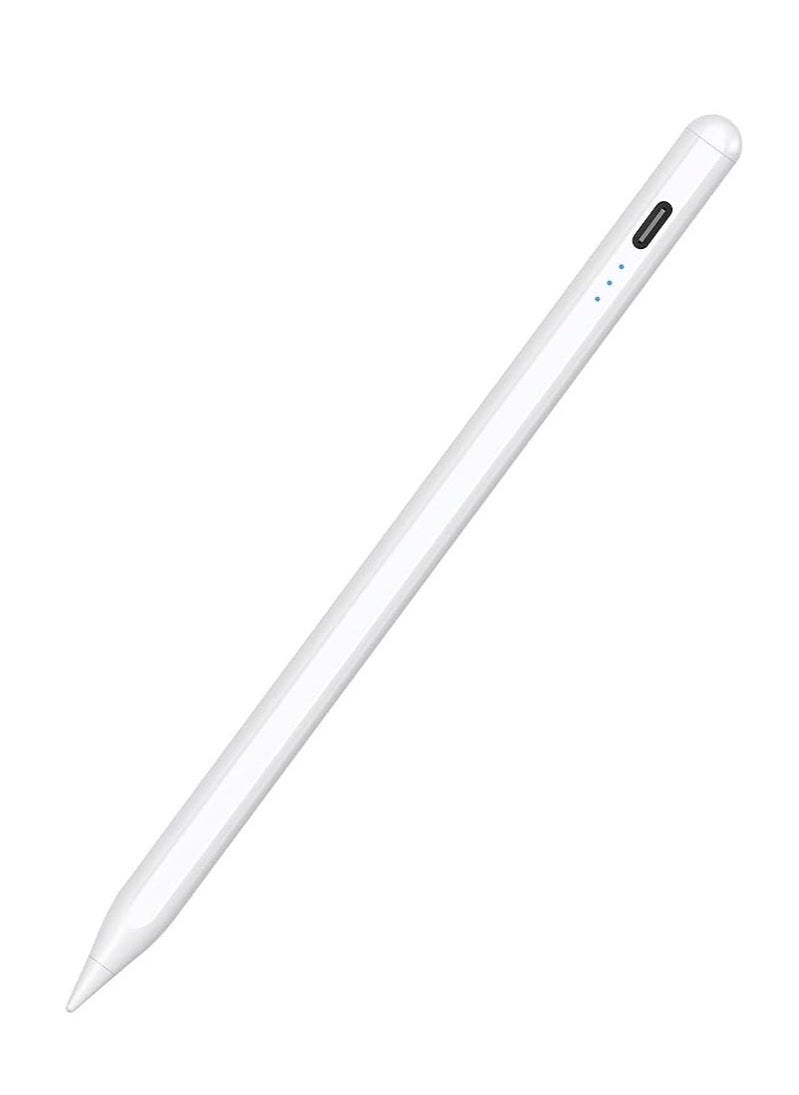 Riva - Stylus Pen for iPad 9th and 10th Gen, Apple Pencil 2nd Gen, 2X Fast Charging for iPad 2018-2023, iPad Pro Pencil 11/12.9 3/4/5, iPad Mini 5/6, iPad 6/7/8, iPad Air 3 /4/5, white - Image 1