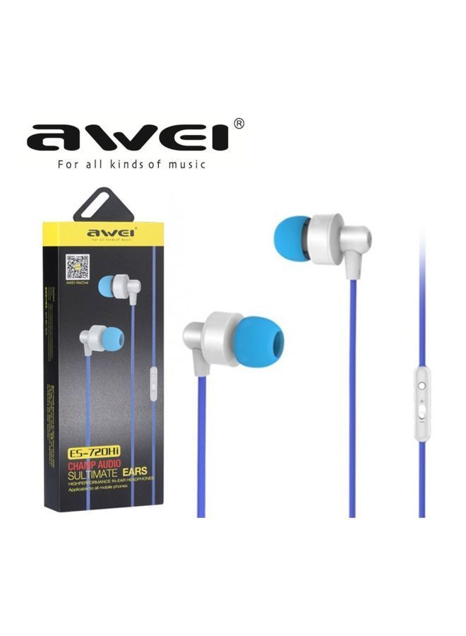 NIBEMINENT In-Ear Earphone Blue/White - Image 5