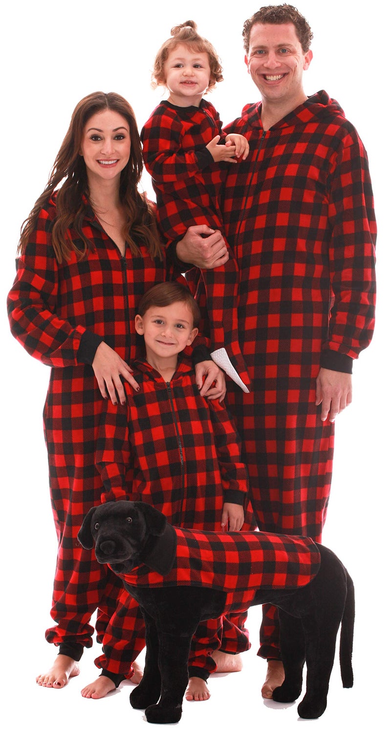 followme Buffalo Plaid Blanket Sleepers 9519710195A18M