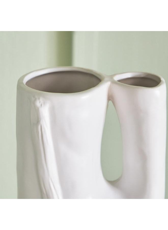 Tudor - Butterfly Ceramic Vase 11X9X25 Cm - Image 1