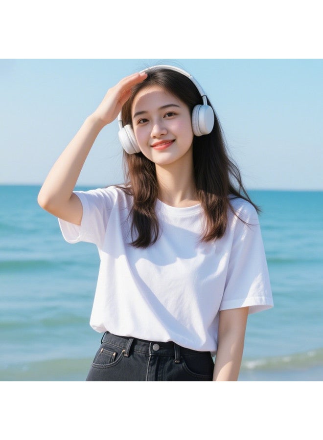 Your Sun تي شيرت صيفي ملون موحد للنساء بأكمام قصيرة، قميص أساسي من القطن القابل للتنفس - Image 5