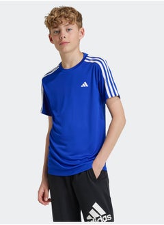 Adidas Train Essentials Aeroready 3-Stripes Regular-Fit T-Shirt  - Image 1
